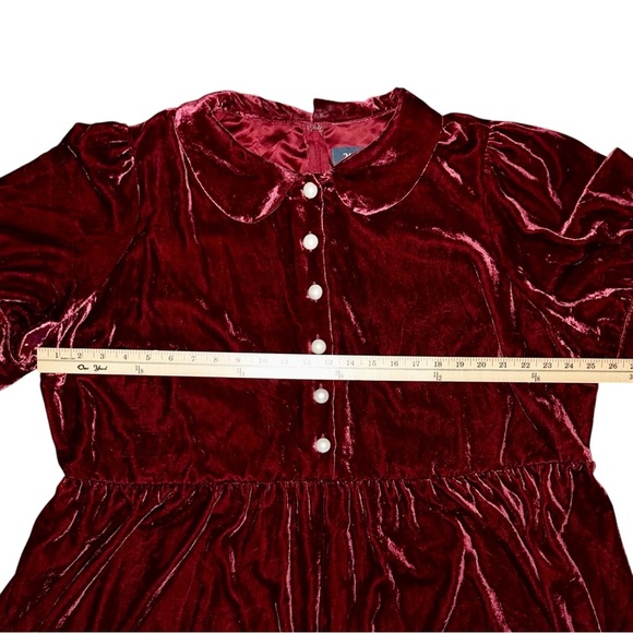 Modcloth Rich Burgundy Dress size 26W - Picture 5 of 7
